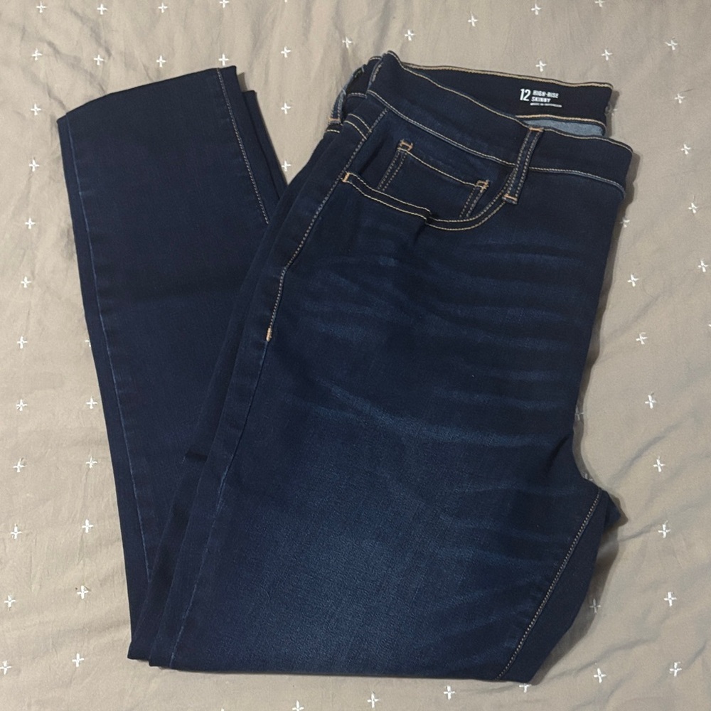 a.n.a High Rise Women's Jeans in Deep Indigo
